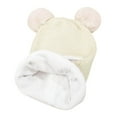 thumbnail image 1 of Baqcunre Knit Hat for Kid,Baby Winter Hat Scarf Set Toddler Beanie Hats Girl Boy with Neck Warmer Beanie for Kids Knit Warm for Cold Weather Beige, 1 of 4