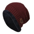 thumbnail image 1 of Baqcunre Knitted Bucket Hat, Contrast Men Warm Knitted Fleece Hats for Women Colors Fashion Winter ,, 1 of 2
