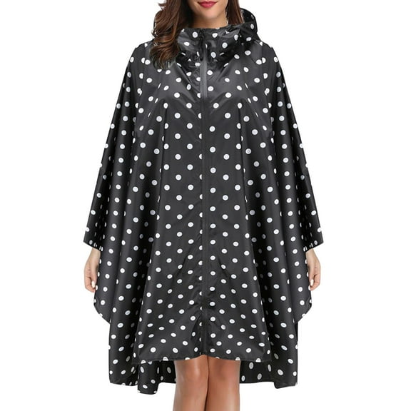 Baqcunre Raincoat for Women, Rain for Adults Jacket with Pockets Fashion Teens Raincoat Coat Hooded Unisex Umbrella, Raincoat for Men, Girls Raincoat