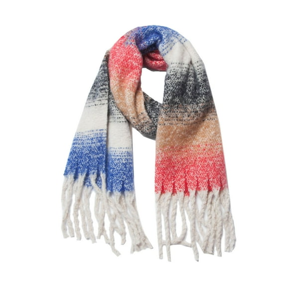 Baqcunre Scarf for Women, Large Scarf Women's Long Striped Blanket Chunky Oversized Winter Fall Warm Scarf Big Scarves Wrap Shawl,