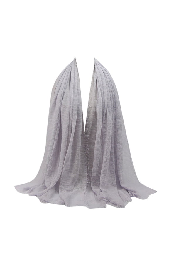 Scarf for Women, Premium Viscose Maxi Crinkle Cloud Hijab Scarf Shawl Soft Islam Muslim,