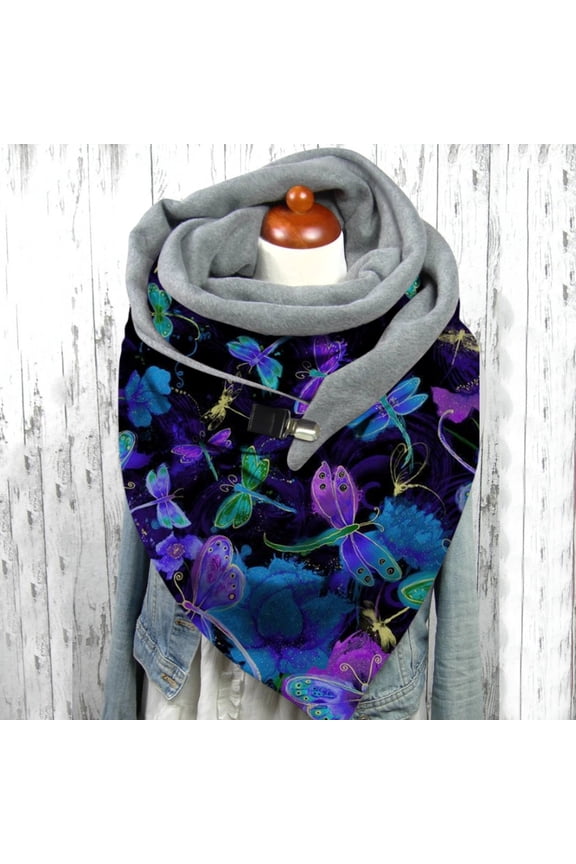 Scarf for Women, Scarf Shawl Scarf Fashion Multi-Purpose Printing Women Scarf,