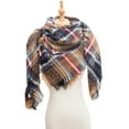 thumbnail image 1 of Baqcunre Scarf for Women, Women Fall Winter Scarf Classic Tassel Plaid Scarf Warm Soft Chunky Large Blanket Wrap Shawl Scarves,, 1 of 8