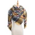 thumbnail image 1 of Baqcunre Scarf for Women, Women Fall Winter Scarf Classic Tassel Plaid Scarf Warm Soft Chunky Large Blanket Wrap Shawl Scarves,, 1 of 8