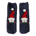 thumbnail image 1 of Baqcunre Clearance! Socks for Women,Christmas Socks Cotton Socks Novelty Colorful Patterns Christmas Socks Dress Socks Cute Design Socks for Men Women Xmas Party 1Pack Navy, 1 of 4