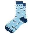 thumbnail image 1 of Baqcunre Socks for Men,Unisex Fall & Winter Socks Christmas Mid-Calf Socks Cotton Socks for Women And Men Blue, 1 of 2