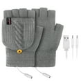 thumbnail image 1 of Baqcunre Warm Gloves, Leather Rechargeable Heated Warmer Winter Battery Outdoor Electric Li-Ion Gloves Gloves, Knitted Gloves, Heating Gloves, 1 of 5