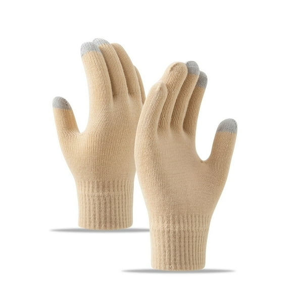 Baqcunre Warm Gloves, Men And Women's Fashionable Cycling And Skiing Fitness Warm Sports Knitted Wool Gloves, Knitted Gloves, Heating Gloves