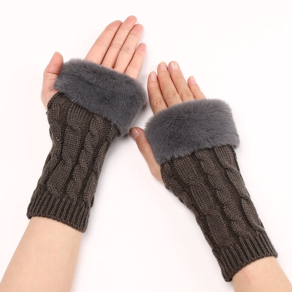 Baqcunre Warm Gloves, Thermal Gloves for Women Warm Glove Windproof Elastic Texting Black Gloves Women Warm Lined Gloves Warm Thermal Outdoor Gloves, Knitted Gloves, Heating Gloves