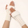 thumbnail image 1 of Baqcunre Clearance! Warm Gloves, Thermal Gloves for Women Warm Glove Windproof Elastic Texting Black Gloves Women Warm Lined Gloves Warm Thermal Outdoor Gloves, Knitted Gloves, Heating Gloves, 1 of 4