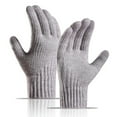 thumbnail image 1 of Baqcunre Warm Gloves, Winter Women Keep Warm Touching Screen Knit Gloves Elastic Cuff Soft Full Finger Gloves Mitten, Knitted Gloves, Heating Gloves, 1 of 7