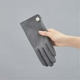 thumbnail image 1 of Baqcunre Clearance! Warm Gloves, Women's Winter Outdoor Warm Gloves Suede Pearl And Fleece Cycling And Driving Windproof Gloves, Knitted Gloves, Heating Gloves, 1 of 4