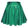 thumbnail image 1 of Baqcunre Womens Sequin Skirt Sparkly Skirt for Women Ruffle Skirt Glitter Skirt Shiny Skirt Pleated Skirt One Pack Green S, 1 of 7