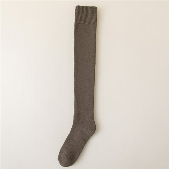 Baqcunre Clearance! Womens Warm Socks, Women's Winter Thickening Warm Medium Length Over Knee Plush Socks, Stockings for Women, Warm Socks for Women, Thigh High Socks