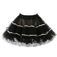 thumbnail image 1 of Baqcunre Womens Wedding Dress Petticoat Rockabilly Tutu Skirt Puffy Slips Underskirt Ballet Skirt Petticoats 1Pc Half-Body Dress Black One Size, 1 of 4