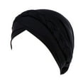 thumbnail image 1 of Baqcunre Wrap Cap for Women Black Hair, Cap Wrap Solid Tail Muslim Hat Women Scarf Warm One Baseball Caps, Satin Wrap Cap, Sleep Caps for Women, 1 of 3