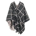 thumbnail image 1 of Baqcunre Wraps for Women,Women's Shawl Wrap Poncho Cape Open Front Cardigan for Fall Winter Gray, 1 of 2