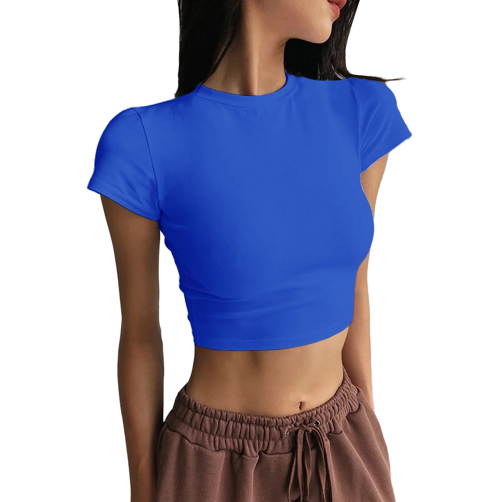 【CPGN STUDIO】24SS★ Rough Heart Crop Short Sleeve Tee HDE Women's Heart Cut Out Crop Top Short Sleeve T Shirt