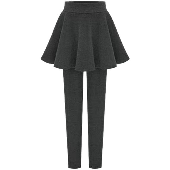 Baqcunre Fleece Lined Leggings,Fleece Lined Thick Flare Leggings Attached For Skirts Leggings Tennis Skirted,Women'S Pants Thermal Leggings For Women Warm Leggings For Women Winter Grey 3XL