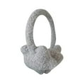 thumbnail image 1 of Baqcunre Fluffy Ear Muff for Women Plush Earmuffs Winter Earmuffs Women Men Cold Weather Ear Warmer, Cute Star Patterned Warm Ear Cushions, Ski Earmuffs, Outdoor Ear Protection Gray One Size, 1 of 5