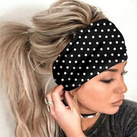 Baqcunre Hair Accessories for Women, Men Women Casual Workout Sports Headband Running Yoga Elastic Hair Accessories Headband, Hair Bows, Hair Ties, Headbands for Women