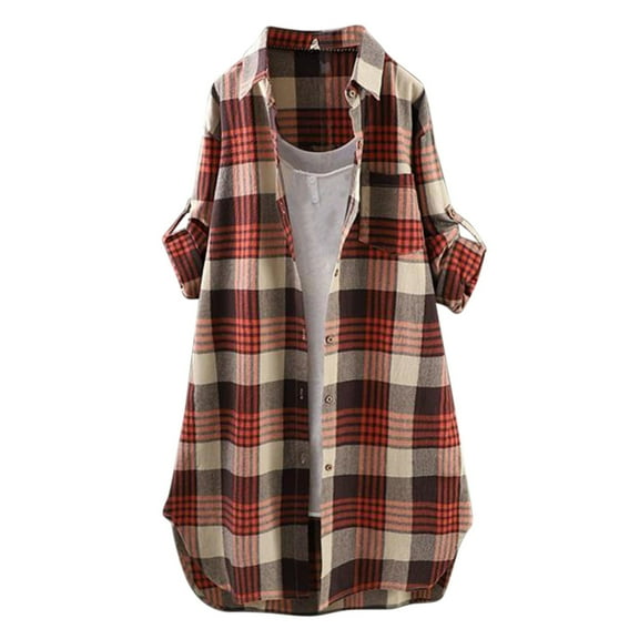 Baqcunre Long Sleeve Shirts For Women Top Shirt For Women Short Sleeves Outdoor Ultra Soft Causal Tee Shirt Womens Fall Tops Winter Coats For Women Red S