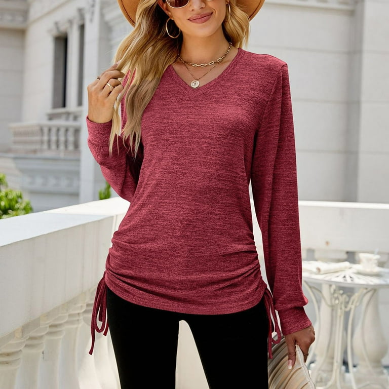 Long loose workout tops shop