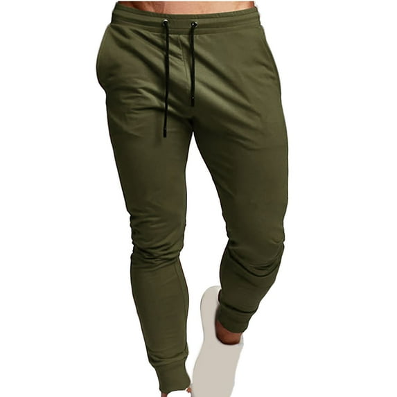 Baqcunre Men'S Sports Pants Casual Pants Men'S Solid Color Versatile Running Training Fitness Pants,XXL,Mens Sweatpants,Men'S Pants,Joggers For Men,Mens Sweatpants With Pockets,Mens Fashion,Green