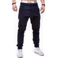 thumbnail image 1 of Baqcunre Men's Solid Color Side Pockets Lace-up Waistband Casual Drawstring Pants,Size XL,Mens Sweatpants,Men's Pants,Joggers for Men,Mens Clothes,Pants for Men,Navy, 1 of 8
