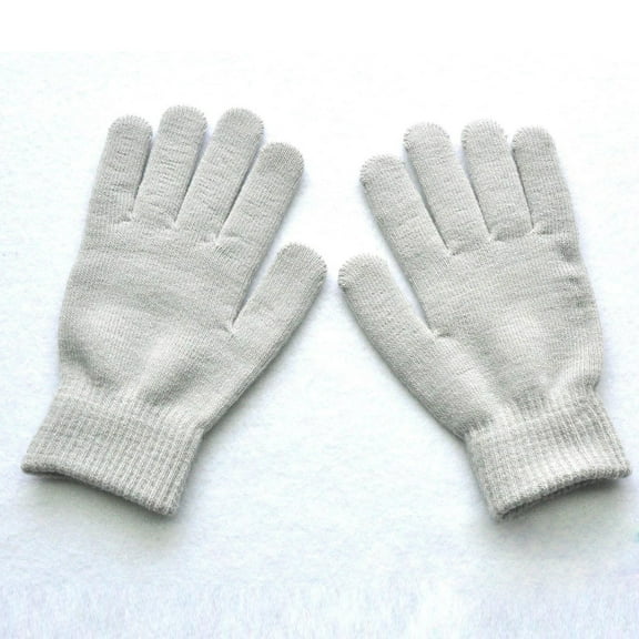 Baqcunre Men's And Women's Knitted Woolen Gloves, Winter Riding Warm And Fleece Gloves,One Size,Winter Gloves,Gloves For Cold Weather,Gloves For Men,Men Clothing,Mens Fashion,Gray