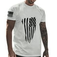 thumbnail image 1 of Baqcunre Mens Shirts,Mens Independence Day Flag Casual Soft And Comfortable Small Printed Cotton T Shirt With Rund Neck And Short Sleeves,Going Out Tops Graphic Tees Men T Shirts for Man Grey XL, 1 of 5