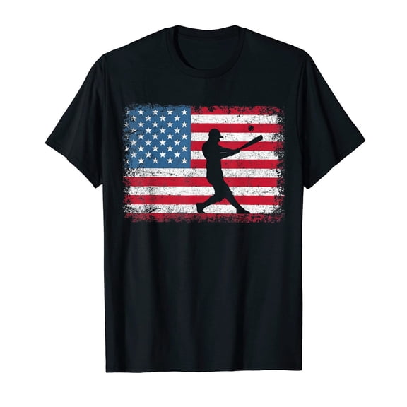 Baqcunre Mens T Shirt Men'S Baseball T Shirt Casual T Shirt 3D Fourth Of July Flag Pattern Retro T Shirt Shirt Sweatshirt Tops For Men Yellow M