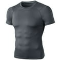 thumbnail image 1 of Baqcunre Mens T Shirt Top Polyester Round Neck Hiking Man Sweatshirts For Men Tops For Men Grey XXL, 1 of 3