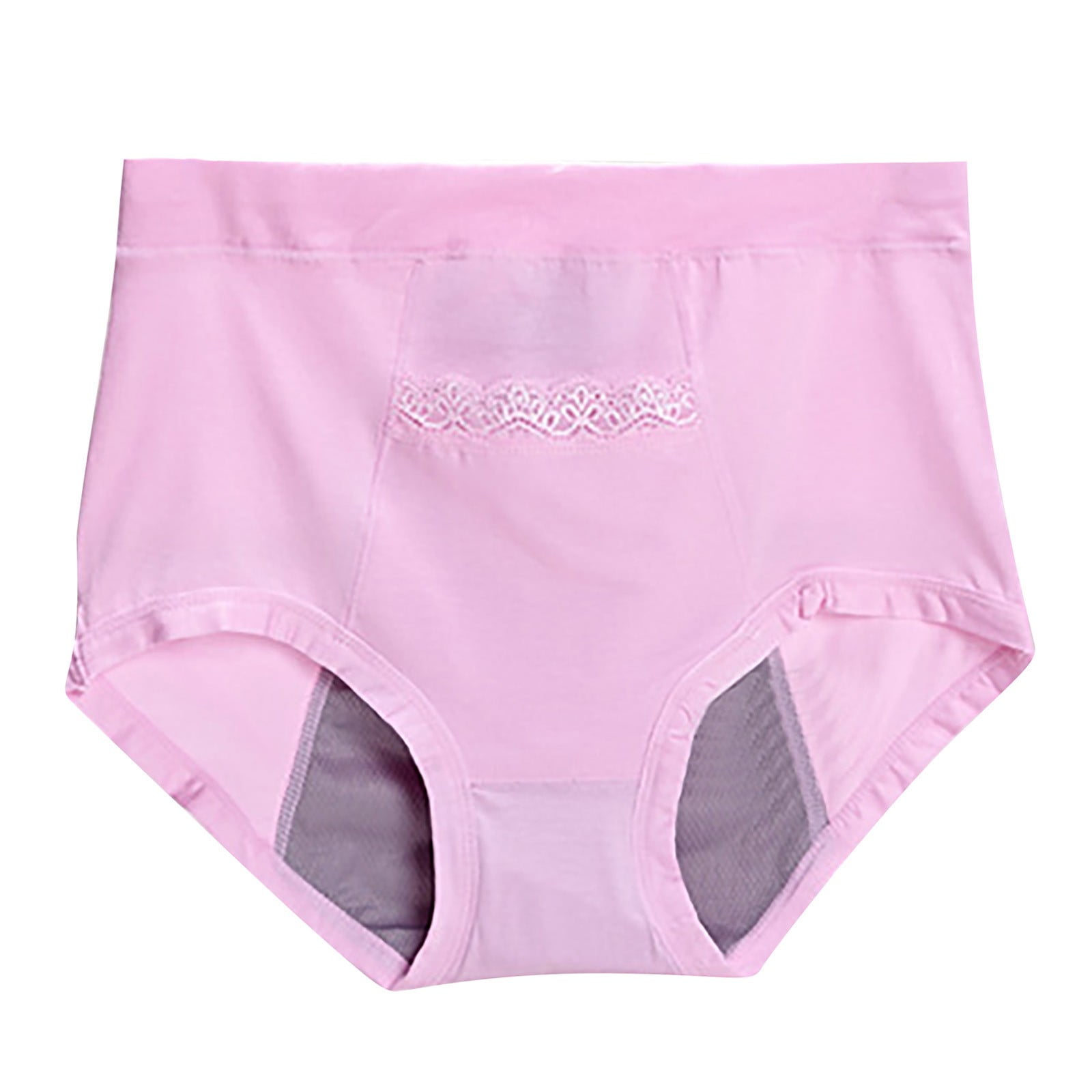 Baqcunre Period Underwear for Women Women's Large Textile Underwear Pocket  for Menstruation High Waist Anti Side Leakage Big Aunt Sanitary