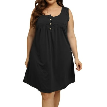 Baqcunre Plus Size Dresses for Curvy Women Women's Spring Summer Plus Size Casual Vest Sleeveless Dress Plus Size Swimsuit for Women Dresses for Women 2024 Summer Dresses for Women 2024