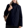 thumbnail image 1 of Baqcunre Rain Jacket Women Women'S Thin Outdoor Mountaineering Wear Quick Drying Breathable Windproof Single Layer Coat Hardshell Jacket Winter Coats For Women Workout Tops For Women Navy L, 1 of 6