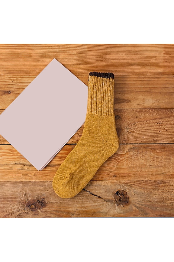 Short Socks for Women, Women's Plush And Thickened Warm Rabbit Wool Socks with Cuffed Bars And Short Socks, Short Crew Socks for Women, Womens Short Socks