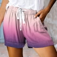thumbnail image 1 of Baqcunre Shorts for Women Ladies Casual Drawstring Shorts Summer Elastic Belt Shorts Pockets Gym Shorts Women Lounge Shorts Women, 1 of 4