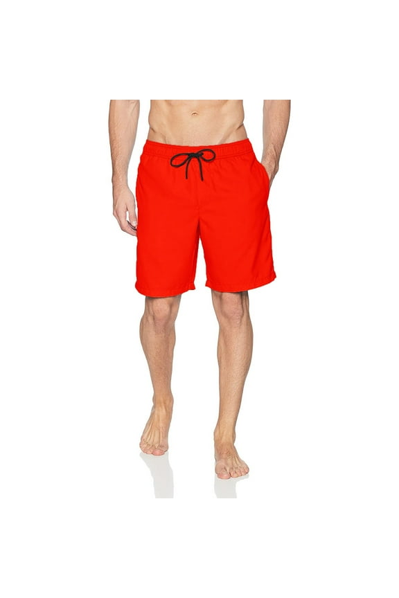 Sports Net Beach Shorts Dry Quick With Inner Casual Pants Men's Shorts Men's Swimwear,4XL,Mens Swim Trunks,Men'S Pants,Mens Shorts,Workout Shorts,Mens Fashion,Orange
