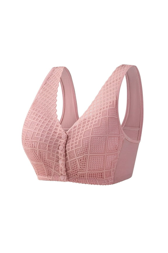 No Steel Ring Front Close Bra T Back Plus Size Seamless Unlined Bra For Large Bust Bralettes For Women Push Up Bra Wireless Bra Women Clothing Bras For Women,,Size 36