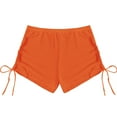 thumbnail image 1 of Baqcunre Swim Shorts Women, Bikini Bottoms for Women High Waist Breathable Chiffon Swim Shorts Full Coverage 2025 Summer Beach Bikini Bottoms, Women's Swimwear 1PC Orange S, 1 of 3