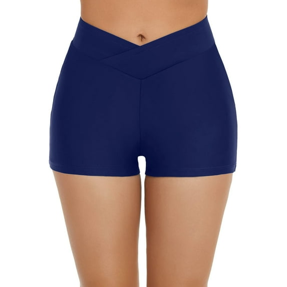 Baqcunre Swim Suits for Women 2024, Women Running High Waist Bikini Bottoms, Swim Briefs, Beach Shorts, Swim Bikini Bottom, Tankini Shorts, Tankini Swimsuits for Women, Bikini Sets for Women Blue S