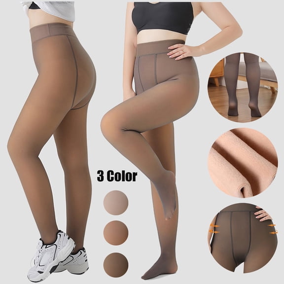 Baqcunre Tights for Women, Through Bottoming Pantyhose Large 80G Women's Of Stockings Stockings 2 Pairs Size Meat Tights, Leggings for Women, White Tights