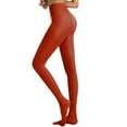 thumbnail image 1 of Baqcunre Tights for Women, Women's Soft Opaque Tights, High Waist Solid Colour Leggings 10 Colours Compression Pantyhose for Women, Women's Suntan Tights Red XL, 1 of 6
