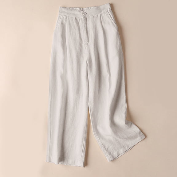 Baqcunre Trousers High Waisted Nine Point Loose Inset Super Hot Pants Women's Casual Pants,M,Wide Leg Pants Woman,Palazzo Pants For Women,Women'S Pants,Womens Fashion,Womens Clothes,Khaki