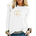 thumbnail image 1 of Baqcunre Valentine'S Day Shirts For Women Loose Large Valentines Day T Shirt Heart Pattern Solid Round Neck Top(White S-XXL),Long Sleeve Shirts For Women Graphic Tees Womens Fashion Womens Tops, 1 of 7