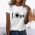 thumbnail image 1 of Baqcunre Valentine'S Day Shirts For Women Graphic Funny Cute Cocoa Top Movie Watching Crewneck Short Sleeve Tee Shirt(White S-XXL),Womens Tops Graphic Tees Shirts For Women Womens Tops, 1 of 4