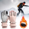 thumbnail image 1 of Baqcunre Warm Gloves, Ski Gloves Water Proof Touchscreen Snowboard Gloves Warm Winter Snow Gloves for Cold Weather Fits Both Men & Women, Knitted Gloves, Heating Gloves, 1 of 9