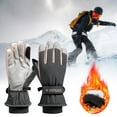 thumbnail image 1 of Baqcunre Warm Gloves, Ski Gloves Water Proof Touchscreen Snowboard Gloves Warm Winter Snow Gloves for Cold Weather Fits Both Men & Women, Knitted Gloves, Heating Gloves, 1 of 6