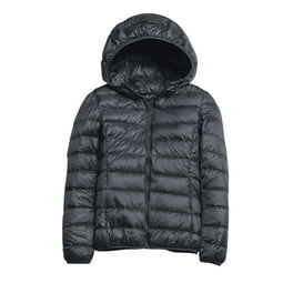 Women Warm Waterproof Lightweight Jacket Hooded Windproof Winter Coat With Recycled Insulation Winter Slim Short Hooded Warm White Down Coat Outerwear Womens Jacket Lined Walmart